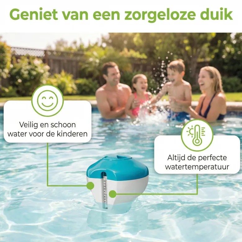Intex 29043NP chloordrijver met thermometer
