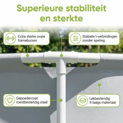 Intex prism frame 457x107cm zwembad – 6-delig