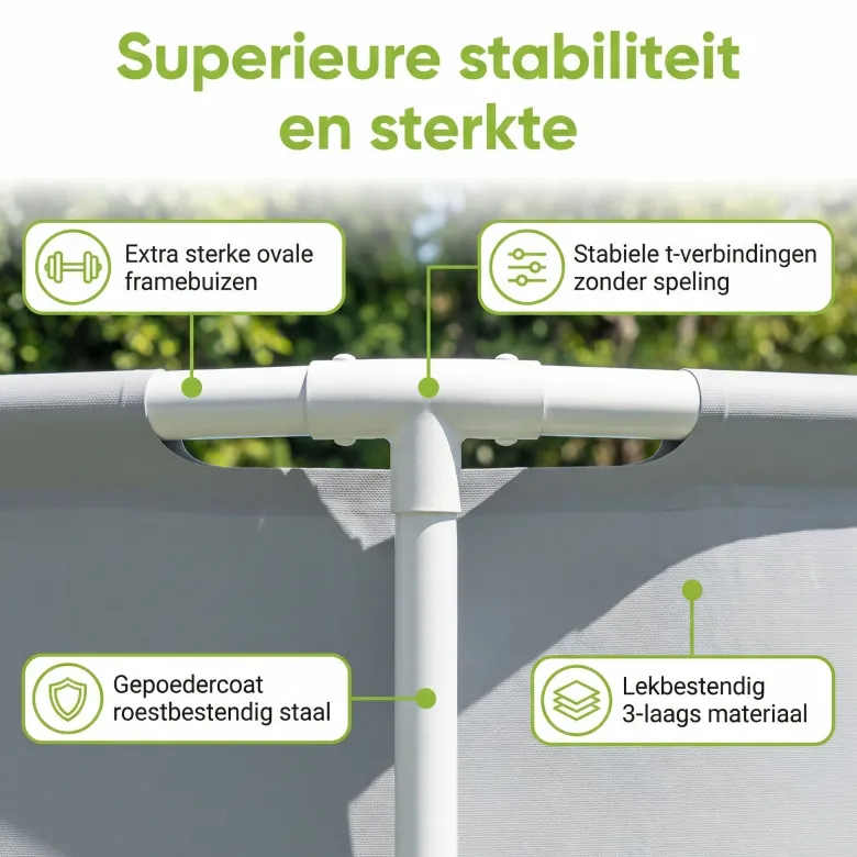 Intex prism frame 457x107cm zwembad – 6-delig