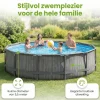 Intex prism greywood 549x122cm zwembad – 6-delig