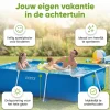 Intex rechthoekig frame 260x160x65cm zwembad