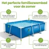 Intex rechthoekig frame 450x220x84cm zwembad