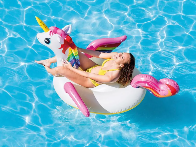Intex Ride-On opblaasbare unicorn