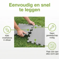 Intex 50 x 50 cm Grey zwembadtegel - Set van 8