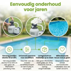 Intex zandfilterpomp filterbollen