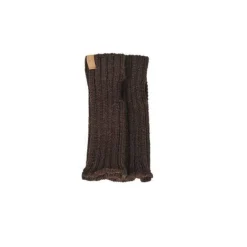 Ivanhoe Coffee Bean wol gebreide handwarmer - Brown