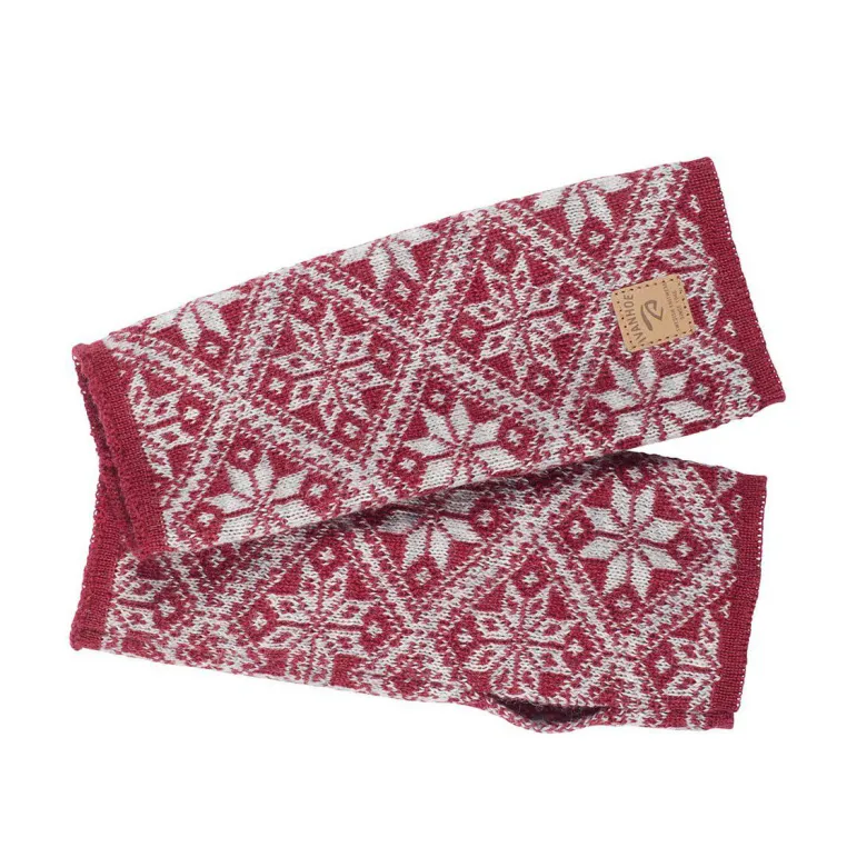 Ivanhoe Freya Deep Red rode wollen handwarmers
