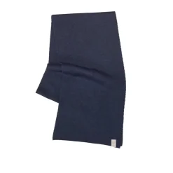 Ivanhoe Uni Navy gebreide sjaal