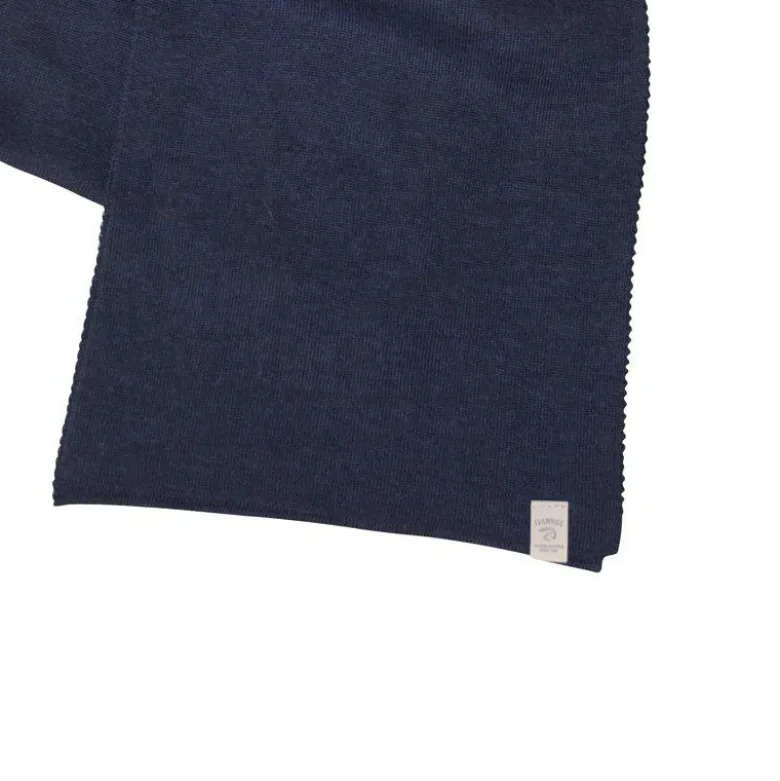 Ivanhoe Uni Navy gebreide sjaal
