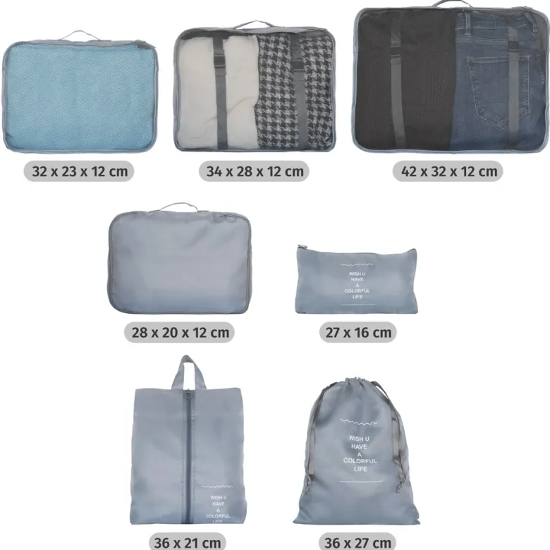 IVOL set van 7 Packing cubes