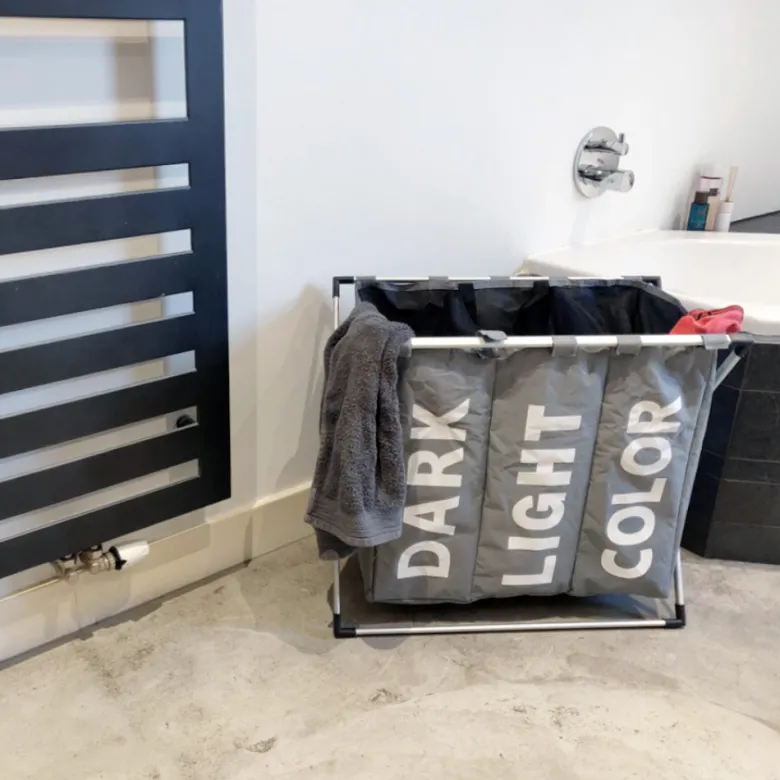 IVOL 3 vakken organizer wasmand - Black