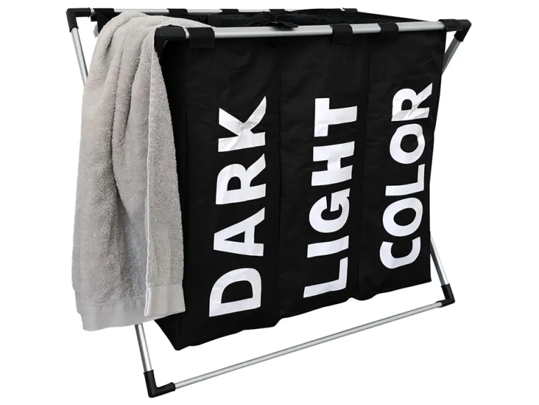 IVOL 3 vakken organizer wasmand - Black
