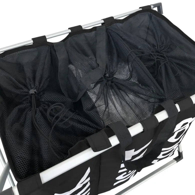 IVOL 3 vakken organizer wasmand - Black