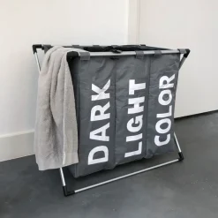 IVOL 3 vakken organizer wasmand - Grey