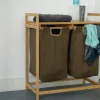IVOL 2 vaks bamboe wasmand