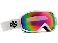 IVOL wit roze spiegelglas skibril