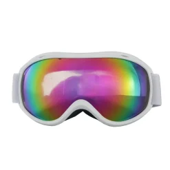 IVOL wit roze spiegelglas skibril