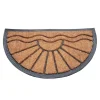 IVOL 40 x 70 cm Halfrond Rubber/Kokos deurmat