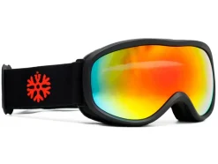 IVOL zwart rood spiegelglas kinder skibril