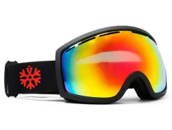 IVOL zwart rood spiegelglas skibril