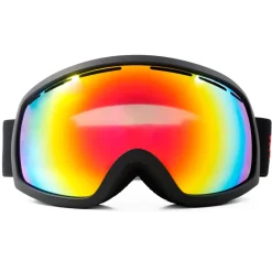 IVOL zwart rood spiegelglas skibril