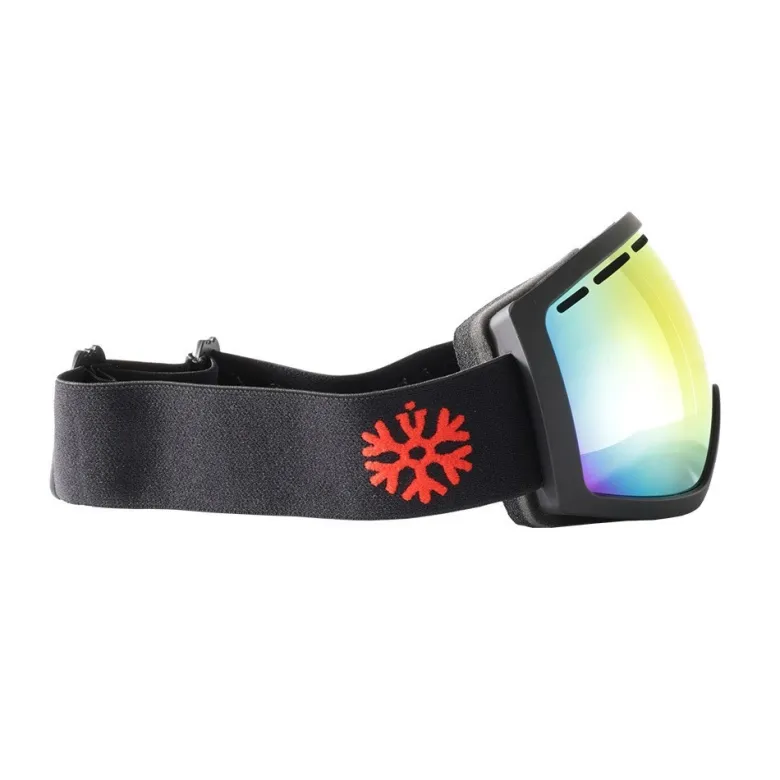 IVOL zwart rood spiegelglas skibril