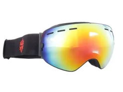 IVOL zwart rood spiegelglas skibril