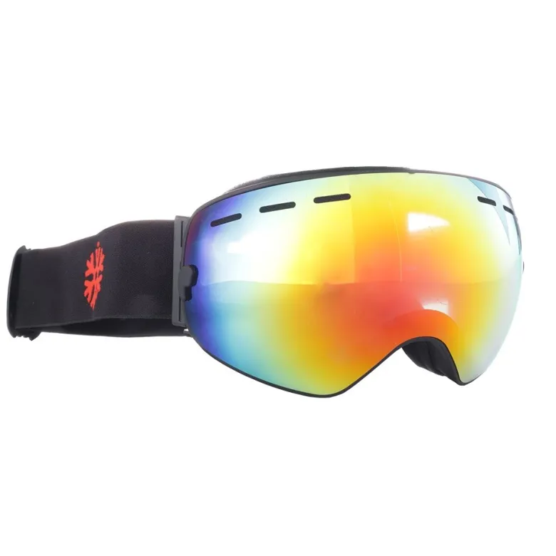 IVOL zwart rood spiegelglas skibril