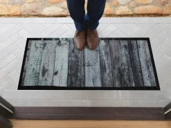 Jacks Door Hout 45 x 125 cm deurmat - Set van 2
