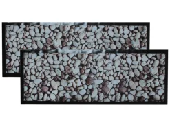 Jacks Door Kiezel 45 x 125 cm deurmat - Set van 2