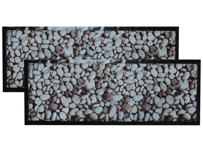 Jacks Door Kiezel 45 x 125 cm deurmat - Set van 2