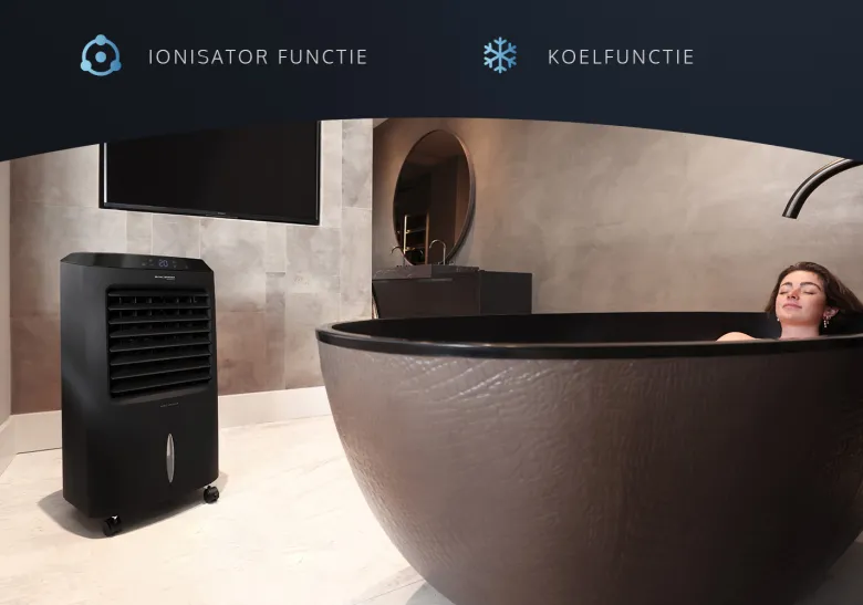 JAP Edmonton 4 in 1 mobiele aircooler - Black