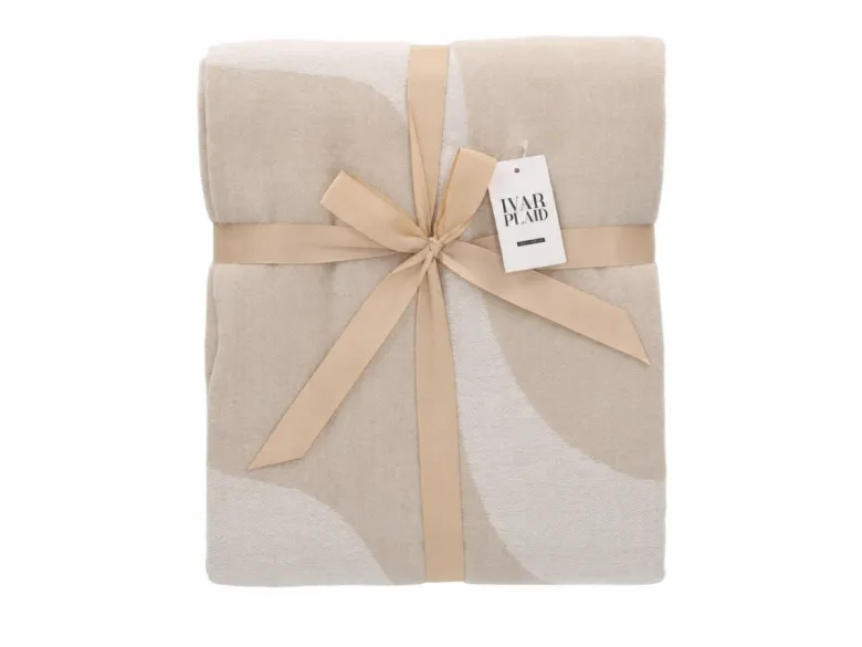 Jens Living Ivar 180 x 140 cm plaid - Beige