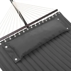 Juskys Cata hangmat met onderstel en kussen - Anthracite