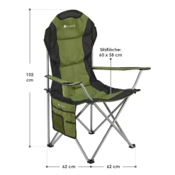 Juskys Lido vouwstoel - Green