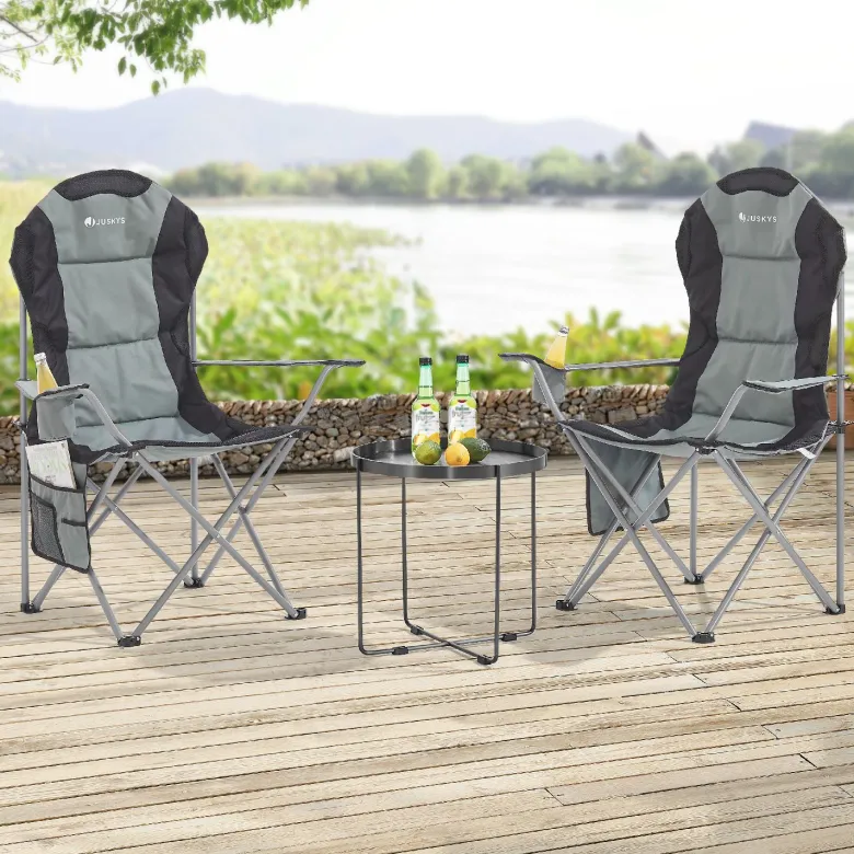 Juskys Lido vouwstoel - Grey
