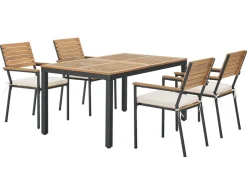 Juskys Rhodos 5-delige tuinset met kussens