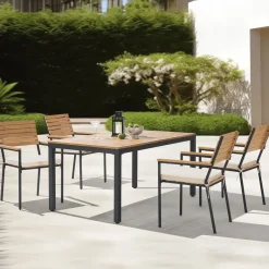 Juskys Rhodos 5-delige tuinset met kussens