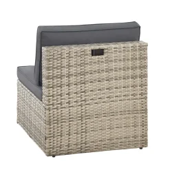 Juskys Salou polyrotan loungeset - Grey