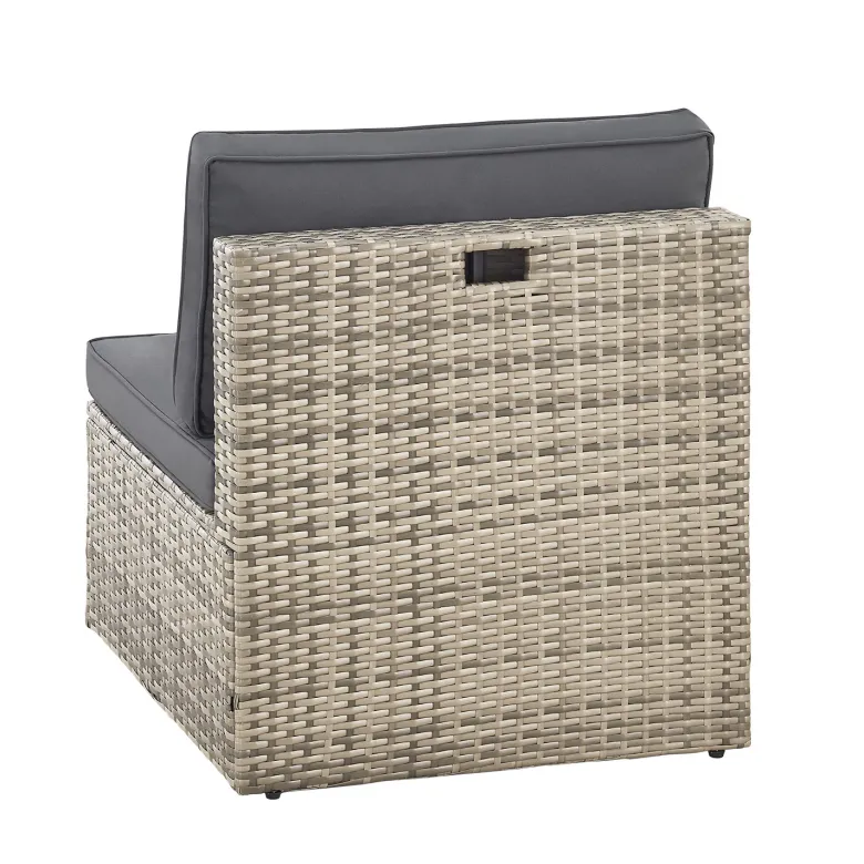Juskys Salou polyrotan loungeset - Grey