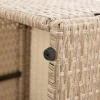 Juskys Salou polyrotan loungeset - Crème