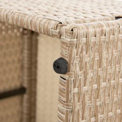 Juskys Salou polyrotan loungeset - Crème