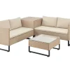 Juskys Santorini Polyrotan Modulair Loungeset - Beige