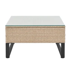 Juskys Santorini Polyrotan Modulair Loungeset - Beige