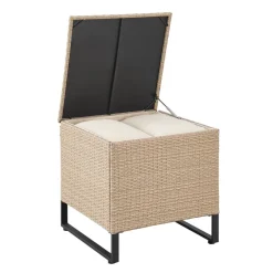 Juskys Santorini Polyrotan Modulair Loungeset - Beige