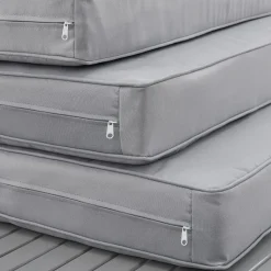 Juskys St. Tropez 4-persoons Loungeset - Anthracite
