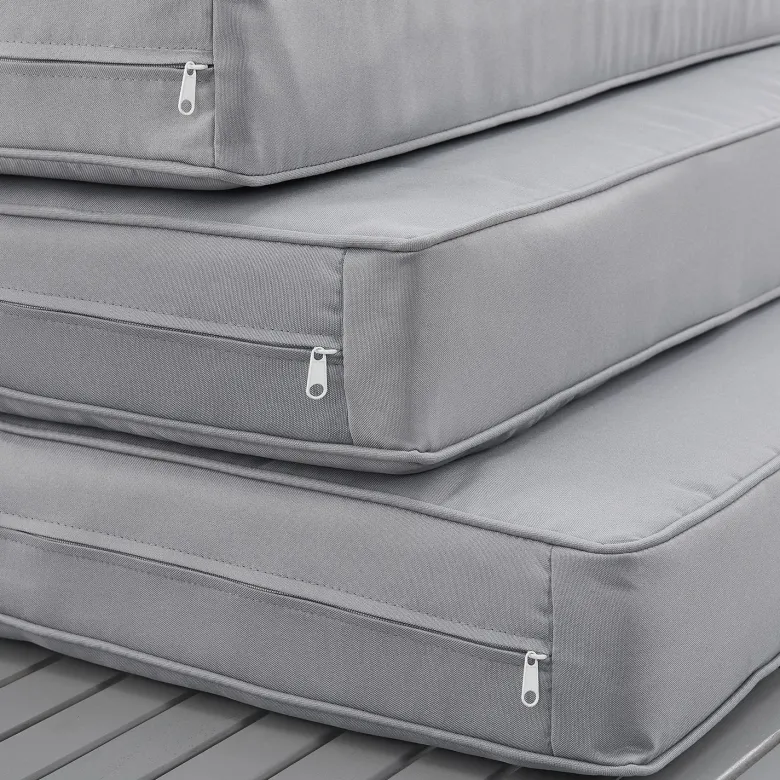 Juskys St. Tropez 4-persoons Loungeset - Anthracite