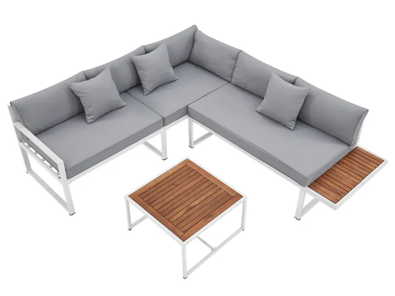 Juskys St. Tropez 4-persoons Loungeset - Grey
