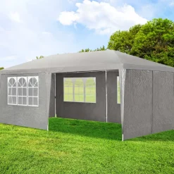 Juskys 3 x 6 meter partytent met zijwanden - Dark Grey