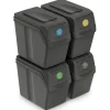 Keden set van 4 afvalscheidingsbakken - 20 liter